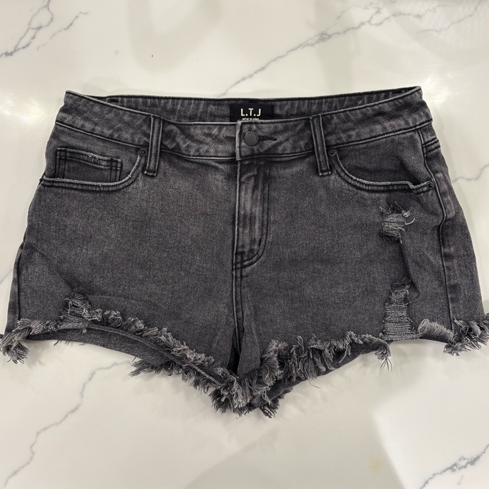 Letter To Juliet (L.T.J) Distressed Denim Shorts